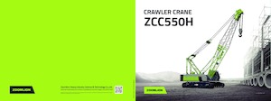 Grúas sobre orugas - Pluma de celosía Zoomlion ZCC550H-1