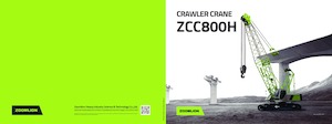 Grúas sobre orugas - Pluma de celosía Zoomlion ZCC800H
