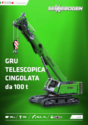Grúas sobre orugas - Pluma telescópica Sennebogen 6103 E