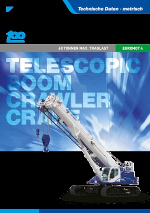 Grúas sobre orugas - Pluma telescópica Tadano GTC-600