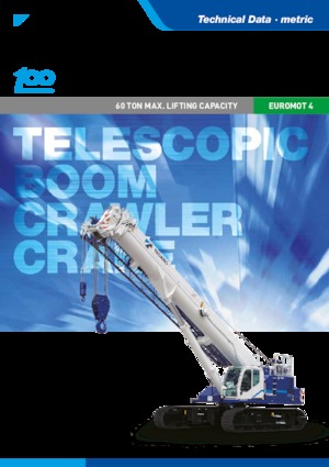 Grúas sobre orugas - Pluma telescópica Tadano GTC-600