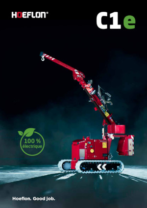 Grúas sobre orugas - Pluma telescópica Hoeflon Hoeflon C1e