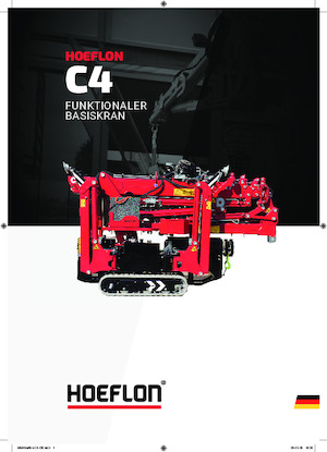 Grúas sobre orugas - Pluma telescópica Hoeflon Hoeflon C4e