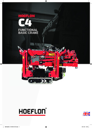 Grúas sobre orugas - Pluma telescópica Hoeflon Hoeflon C4e