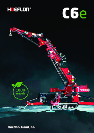 Grúas sobre orugas - Pluma telescópica Hoeflon Hoeflon C6e