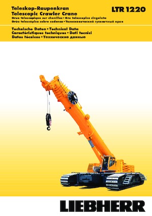Grúas sobre orugas - Pluma telescópica Liebherr LTR 1220