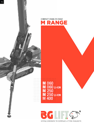 Grúas sobre orugas - Pluma telescópica BG Lift M 060 Li-ion