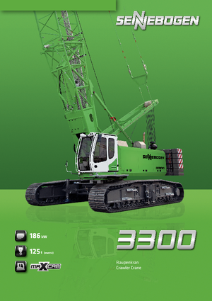 Grúas sobre orugas - Pluma de celosía Sennebogen 3300 Star Lifter