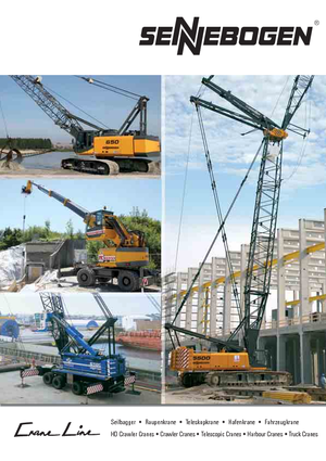 Grúas sobre orugas - Pluma de celosía Sennebogen 6130 HD