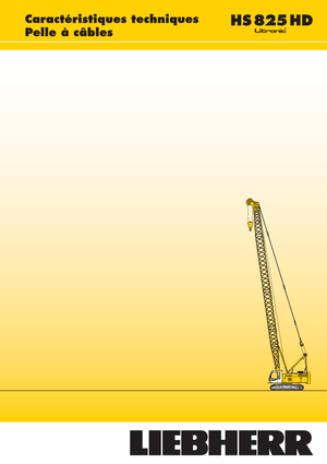 Grúas sobre orugas - Pluma de celosía Liebherr HS 825 HD Litr.
