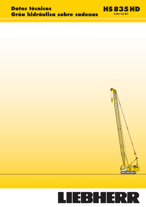 Grúas sobre orugas - Pluma de celosía Liebherr HS 835 HD Litr.