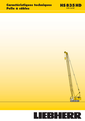 Grúas sobre orugas - Pluma de celosía Liebherr HS 835 HD Litr.