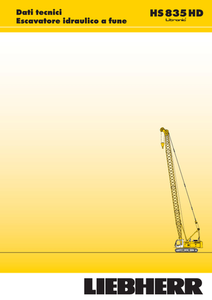 Grúas sobre orugas - Pluma de celosía Liebherr HS 835 HD Litr.