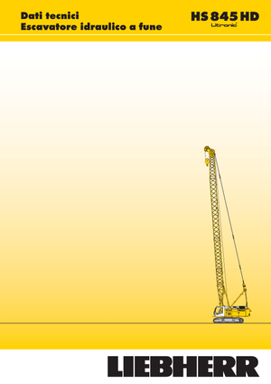 Grúas sobre orugas - Pluma de celosía Liebherr HS 845 HD Litr.