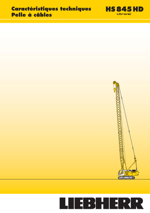 Grúas sobre orugas - Pluma de celosía Liebherr HS 845 HD Litr.
