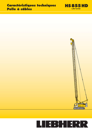 Grúas sobre orugas - Pluma de celosía Liebherr HS 855 HD Litr.