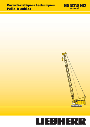 Grúas sobre orugas - Pluma de celosía Liebherr HS 875 HD Litr.