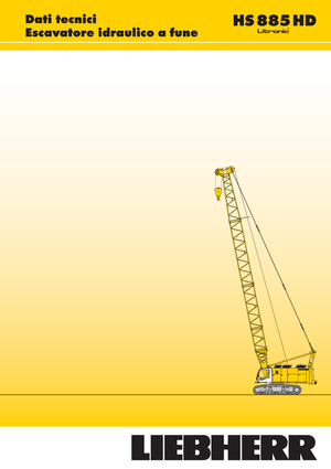 Grúas sobre orugas - Pluma de celosía Liebherr HS 885 HD Litr.