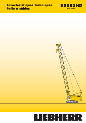 Grúas sobre orugas - Pluma de celosía Liebherr HS 885 HD Litr.