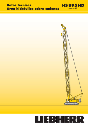 Grúas sobre orugas - Pluma de celosía Liebherr HS 895 HD