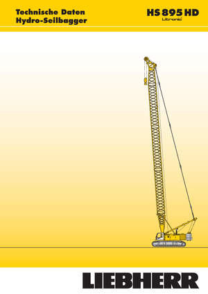 Grúas sobre orugas - Pluma de celosía Liebherr HS 895 HD