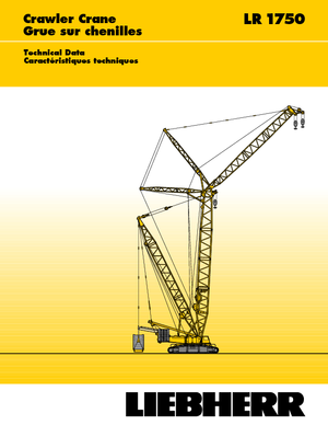 Grúas sobre orugas - Pluma de celosía Liebherr LR 1750