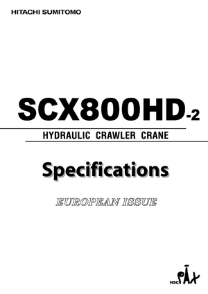 Grúas sobre orugas - Pluma de celosía Hitachi Sumitomo SCX 800 HD 2