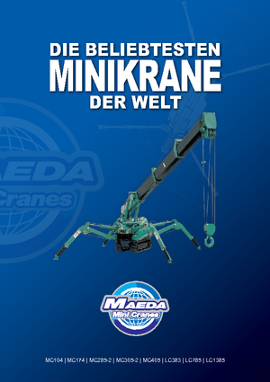 Grúas sobre orugas - Pluma telescópica Maeda MC 405 CRME