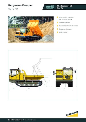 Dúmperes de orugas Bergmann 4010HK