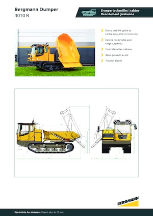 Dúmperes de orugas Bergmann 4010R