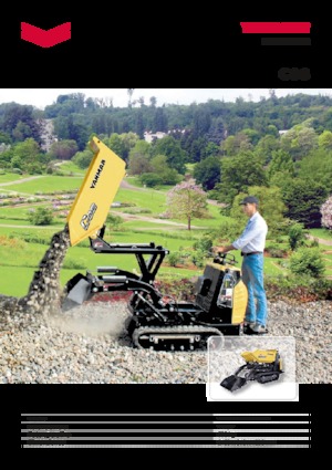 Dúmperes de orugas Yanmar C 08 HI Tip +