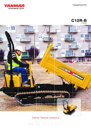 Dúmperes de orugas Yanmar C 12 RB