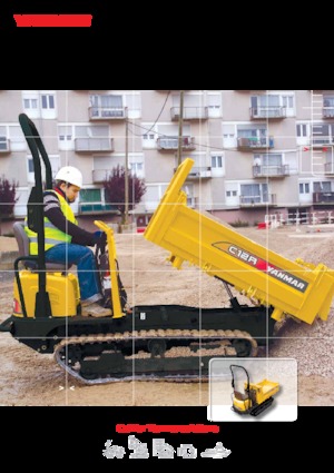 Dúmperes de orugas Yanmar C 12 RB