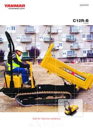 Dúmperes de orugas Yanmar C 12 RB