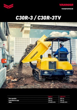 Dúmperes de orugas Yanmar C30R-3 