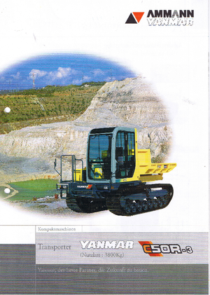 Dúmperes de orugas Yanmar C 50 R 3