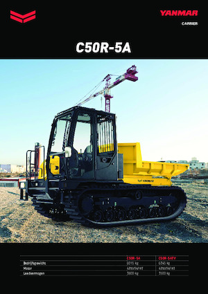 Dúmperes de orugas Yanmar C50R-5ATV 