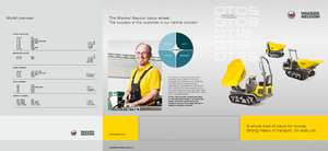 Dúmperes de orugas Wacker Neuson DT08