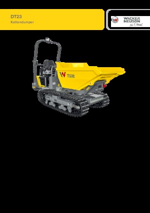 Dúmperes de orugas Wacker Neuson DT23
