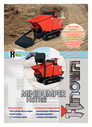 Dúmperes de orugas Hinowa HS1102