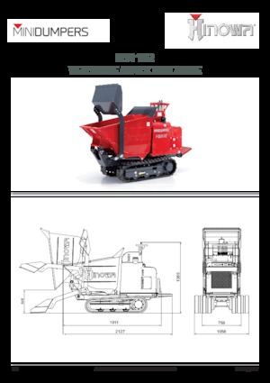 Dúmperes de orugas Hinowa HS1102
