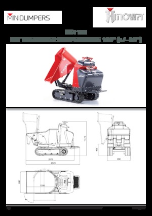 Dúmperes de orugas Hinowa HS1103