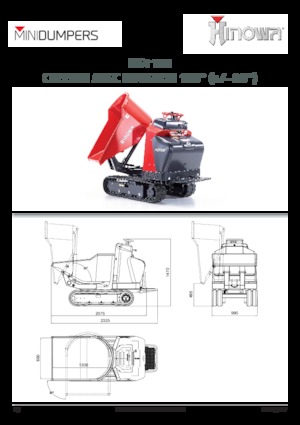 Dúmperes de orugas Hinowa HS1103