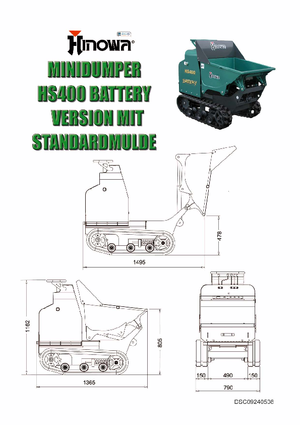 Dúmperes de orugas Hinowa HS400