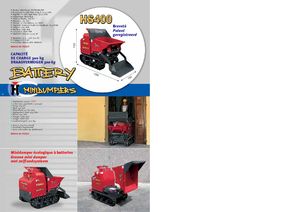 Dúmperes de orugas Hinowa HS400