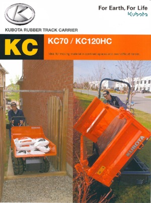 Dúmperes de orugas Kubota KC120HC-4