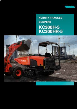 Dúmperes de orugas Kubota KC300HR-5