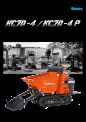 Dúmperes de orugas Kubota KC70-4