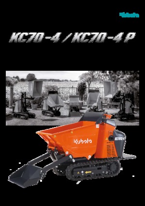 Dúmperes de orugas Kubota KC70-4