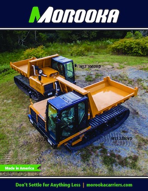 Dúmperes de orugas Morooka MST 300 VD